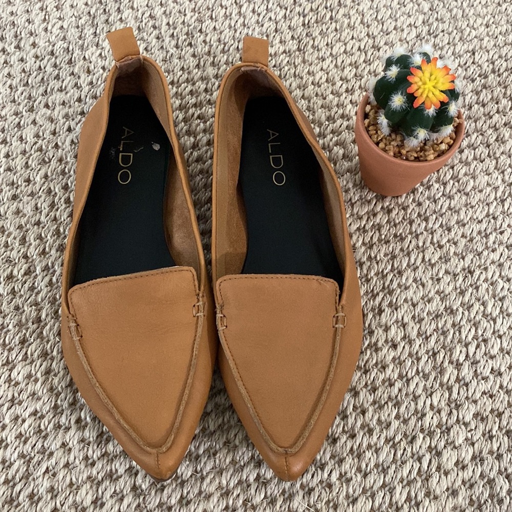 Aldo pointy toed loafers
